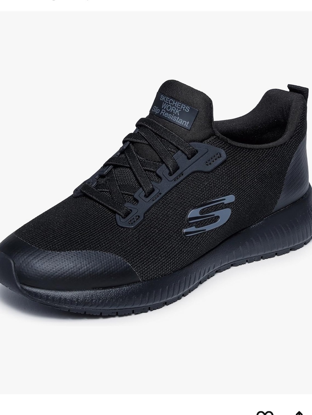Skechers Black Slip-Resistant Work Sneaker